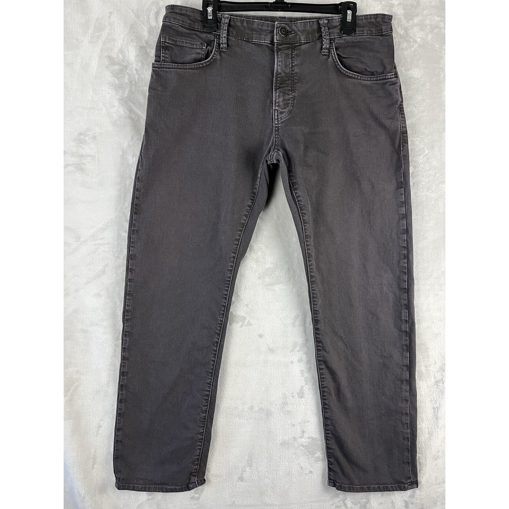 MAVI Jeans Men 36x29 Stone Brown Denim Zach Straight Leg Stretch Cowboy